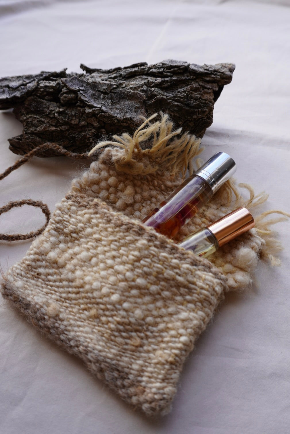 Woven pouch